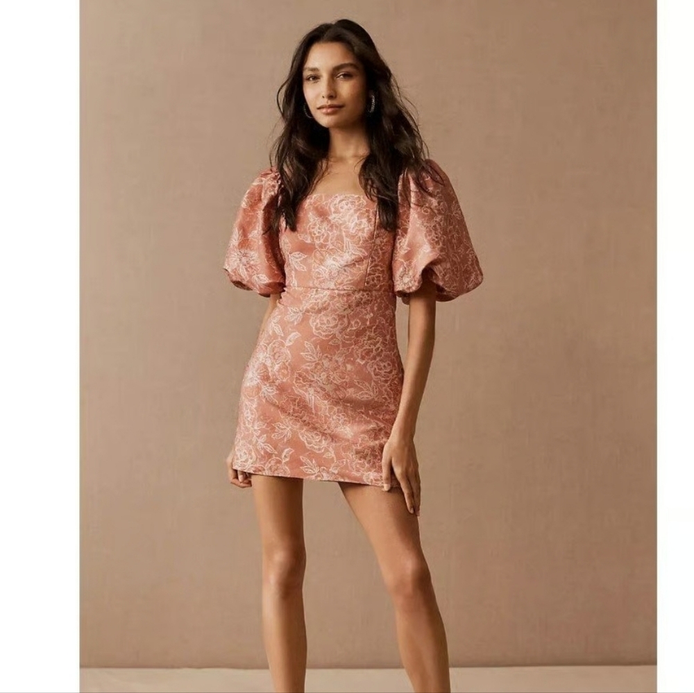 Sachin + Babi Pink Floral Mini Dress